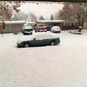 USA ID Boise 7011WAshland EHF Yard 2003DEC24 001  Christmas Eve dawn with a healthy cover of snow. : 2003, 7011 West Ashland, Americas, Boise, December, Front Yard, Idaho, North America, USA